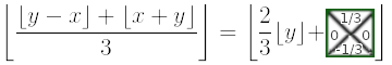 Row index calculation